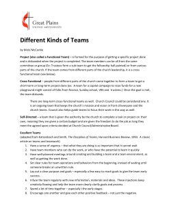 Different Kinds of Teams