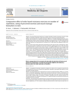 Comparative effect of order based resistance exercises on number
