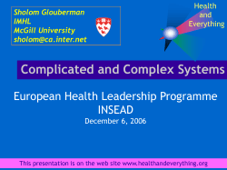INSEAD Dec 6 2006