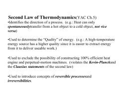 In case of an irreversible cycle for a heat engine