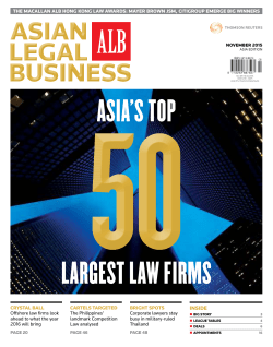 asia`s top largest law firms