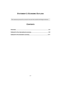 Economic Outlook