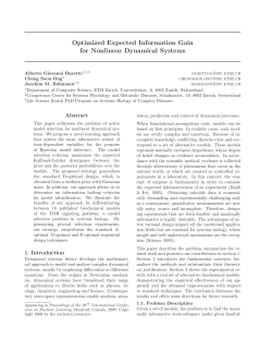 Optimized Expected Information Gain for Nonlinear Dynamical