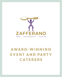 Award-winning Event and Party Caterers