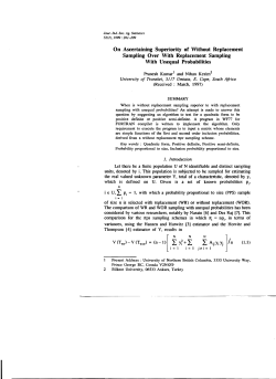 On Ascertaining Superiority of Without Replacement Sampling Over