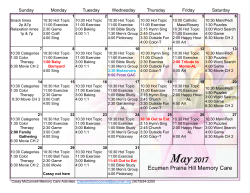 Sunday - Ecumen Prairie Hill
