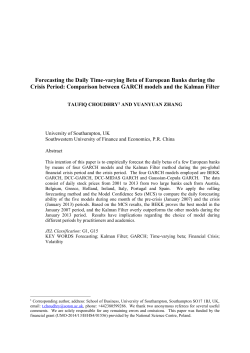 Forecasting the daily time-varying beta of European Banks during