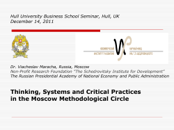 The Thinking-Activity Scheme