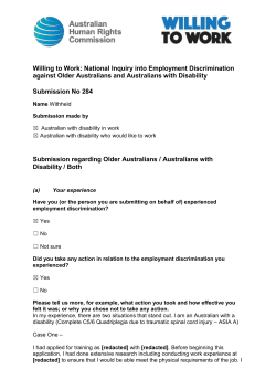 1 - Australian Human Rights Commission