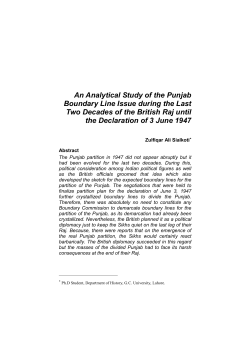4 Punjab Boundary Line, Zulfiqar Ali