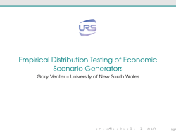 Empirical Distribution Testing of Economic Scenario Generators
