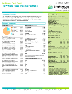 TCW Core Fixed Income Portfolio