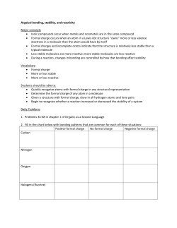 Atypical bonding and stability