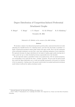 Degree Distribution of Competition-Induced Preferential Attachment