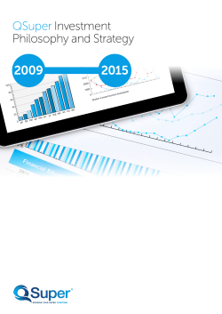 QSuper Investment Philosophy and Strategy