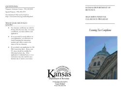 Tax Clearance Educational Brochure