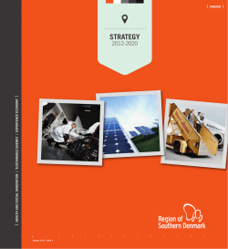 Region of Southern Denmark - Strategy 2012-2020