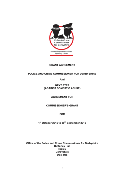 Next Step - Derbyshire PCC