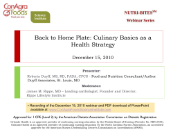 Duyff Associates Food and Culinary