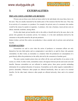 3. externalities