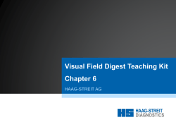 Visual Field Digest Teaching Kit Chapter 6 - Haag