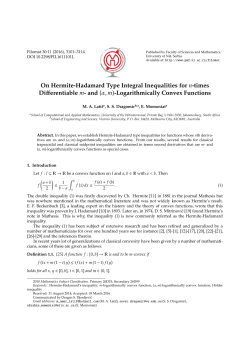 On Hermite-Hadamard Type Integral Inequalities for n-times - PMF-a