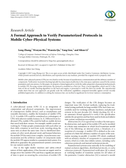 A Formal Approach to Verify Parameterized Protocols in Mobile
