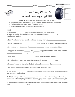 Special Tires and Tire Features