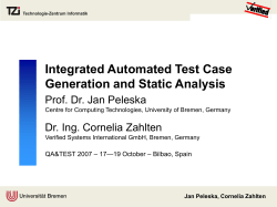 Jan Peleska, Cornelia Zahlten - informatik.uni