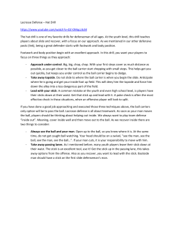 Hat Drill - GameBreaker Lacrosse Camps