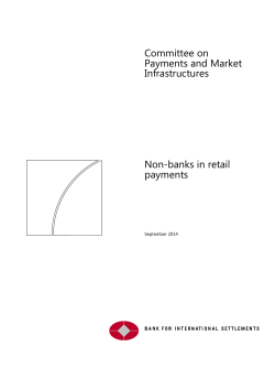 Non-banks in retail payments - Bank for International Settlements