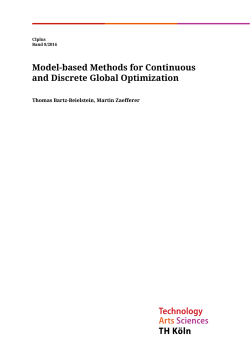 Model-based Methods for Continuous and Discrete Global
