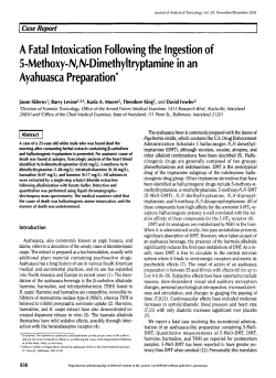 A Fatal Intoxication Following the Ingestion of 5-Methoxy