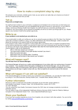 How to make a complaint step by step