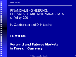 synthetic forward contract