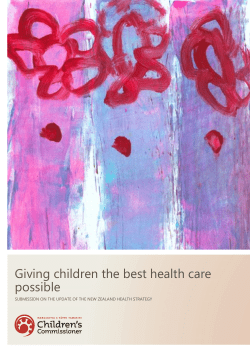 Giving children the best health care possible