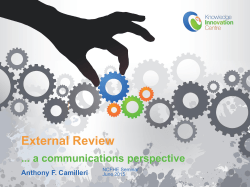 External Review - QA Reviewer Training for NCFHE