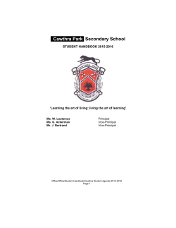 Cawthra Park Secondary School - Whiteoaks Public School