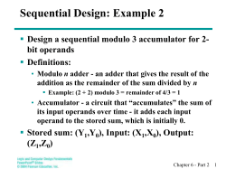 Sequential Design: Example 2