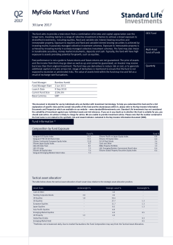 MyFolio Market V Fund - Standard Life Investments