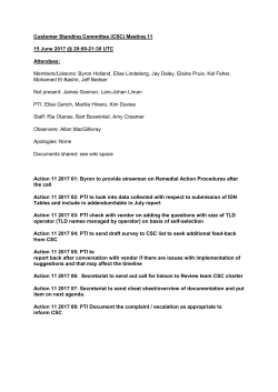 Notes - icann