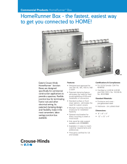 HomeRunner Junction Boxes