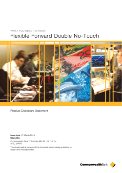 Flexible Forward Double No-Touch