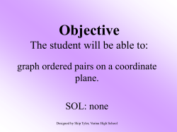 Graph Ordered Pairs