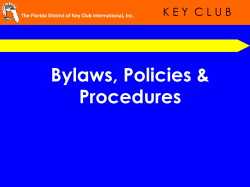 The Florida District of Key Club International, Inc.