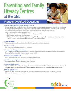 Parenting and Family Literacy Centres (English PDF)