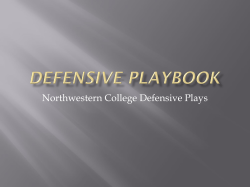 Defensive Playbook