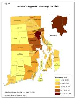 Number of Registered Voters Age 18+ Years