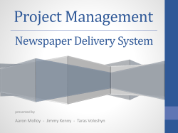 Newspaper Delivery System