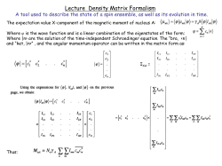density matrix ppt file